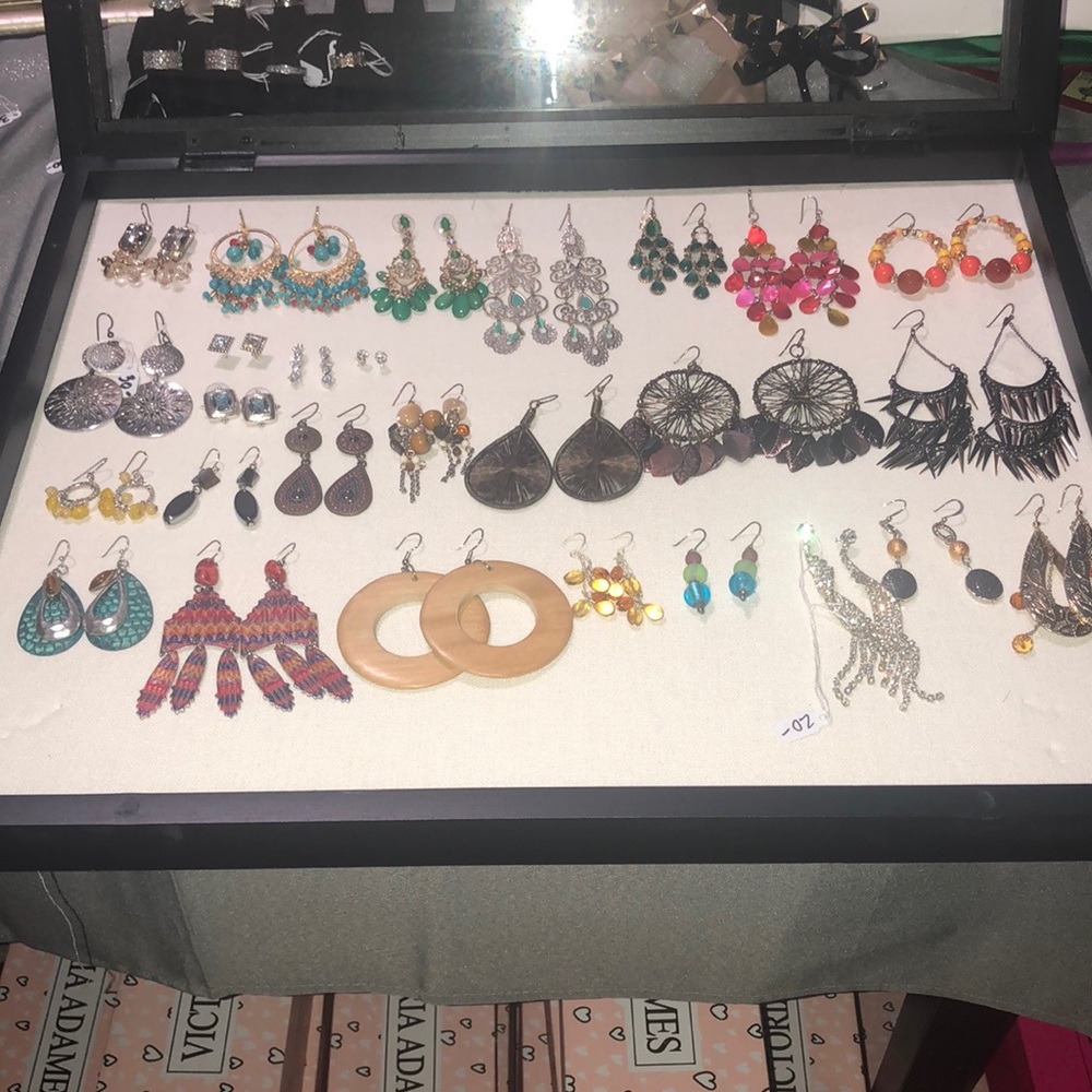 Earrings galore